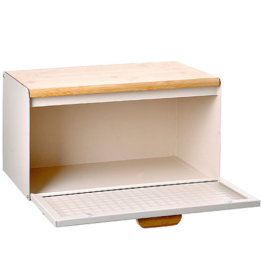 29971 Хлебница 35,5х23,5х21см. металл/бамбукМВ(х4) - Mayer&boch фото 2