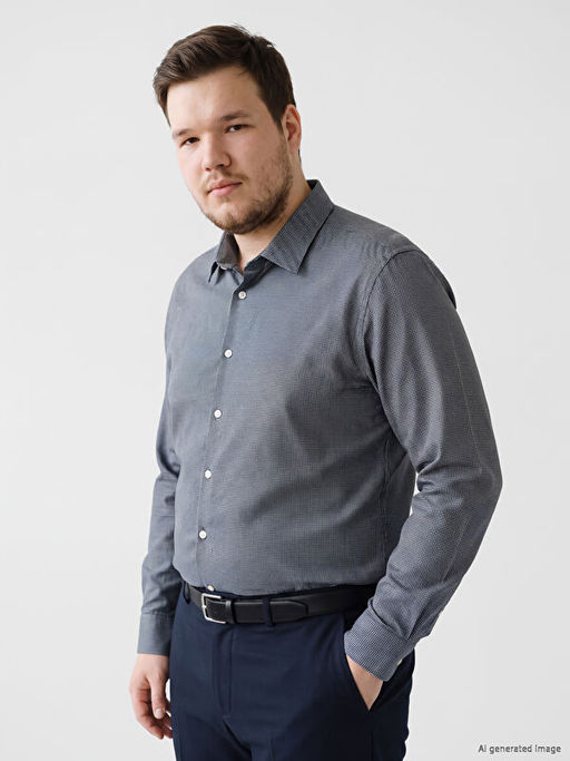 Рубашка Regular Fit Ekose Gabardin мужская