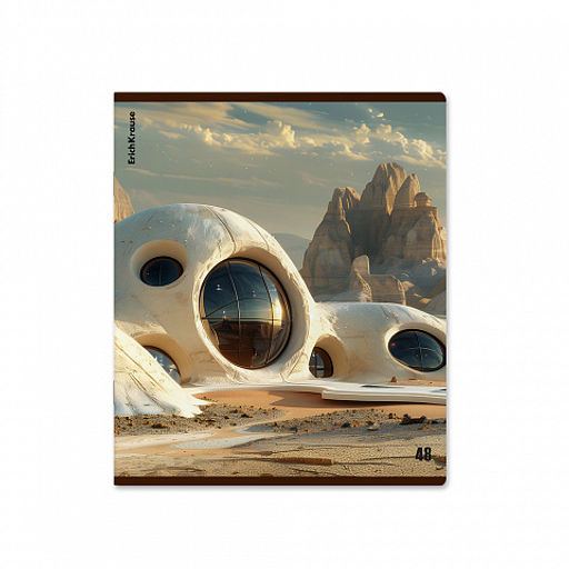 Цена за 5 шт. Тетрадь общая ученическая ErichKrause Dune, 48 листов, матовая ламинация, клетка_MIX-PACK  фото 5