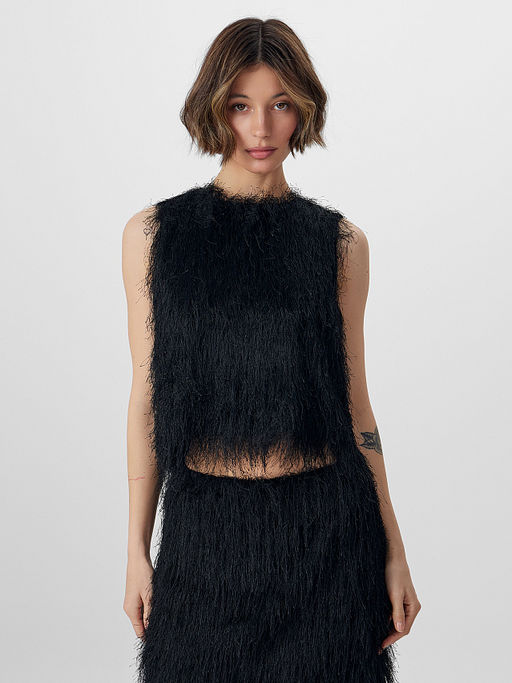 Блузка Mark Formelle x Ольга Бузова черная фото 2