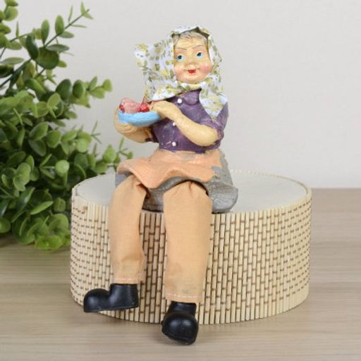 Фигурка Бабушка/Дедушка висячие ножки 2 штуки набор 10 см / 8719 /уп 96/ - Галеонтрейд фото 3