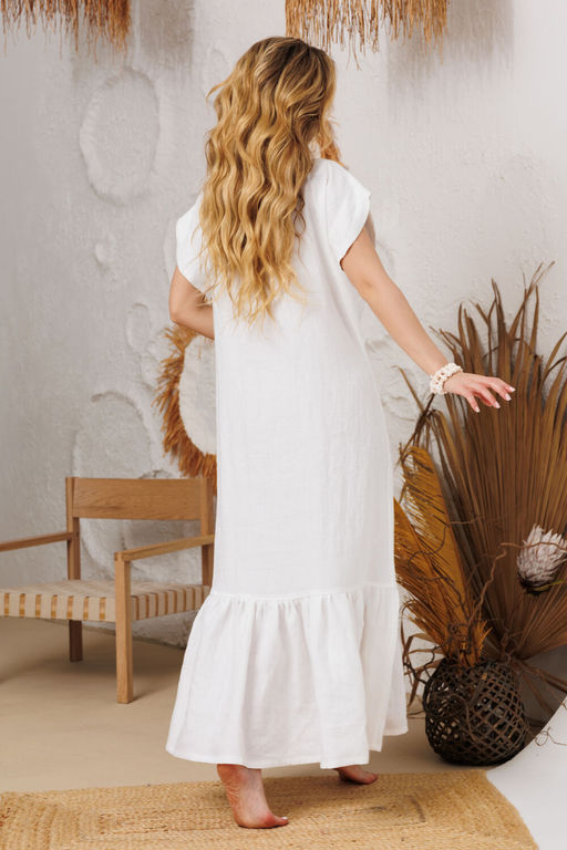 Платье AMORI 9914 молоко фото 4