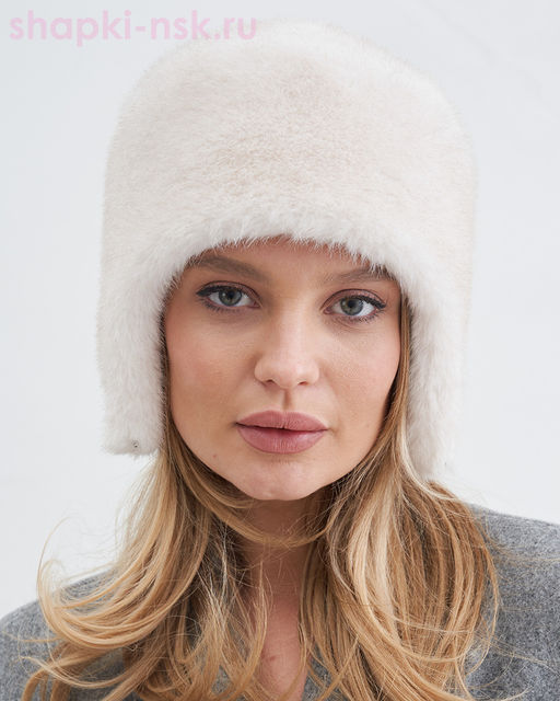 Марго экомех ласка Ушанка женская флис (56-58)