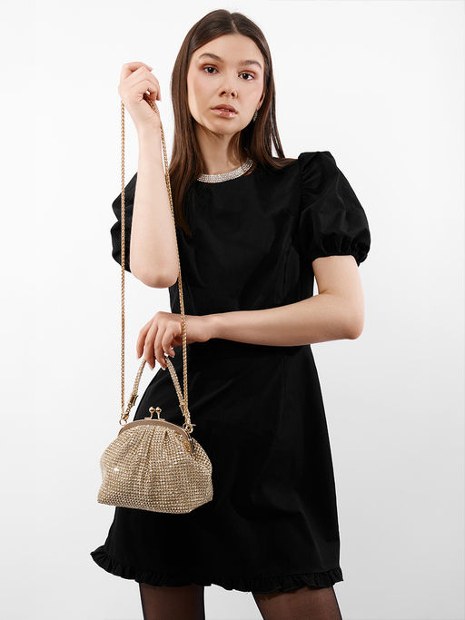 LACCOMA сумка ST126-золотой стразы