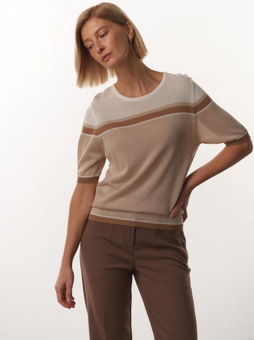 Conso / KJS 230707 - milk/beige Футболка Женская  фото 6
