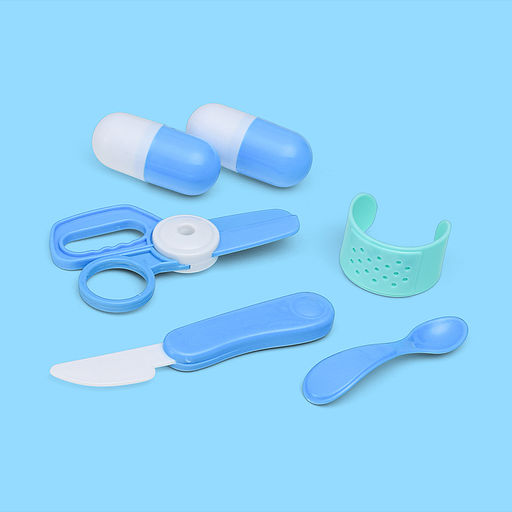 Набор доктора "Терапевтический набор" в пакете (цвет голубой)