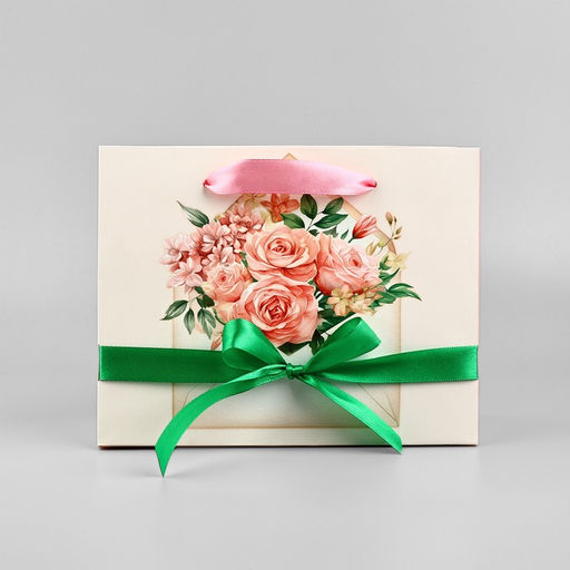 Цена за 2 шт. Пакет ламинированный с лентой Для тебя, MS 23?10?18 см