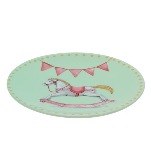 Тарелка "Лошадка", L20 W19,5 H1,5 см