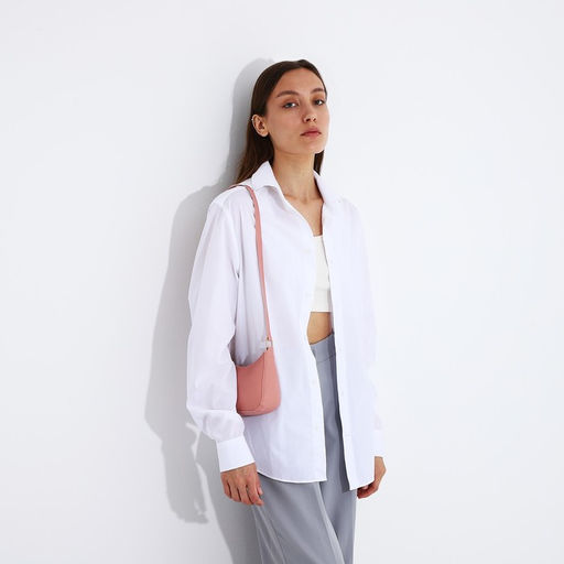 Сумка-багет на молнии, цвет розовый - Simaland фото 6