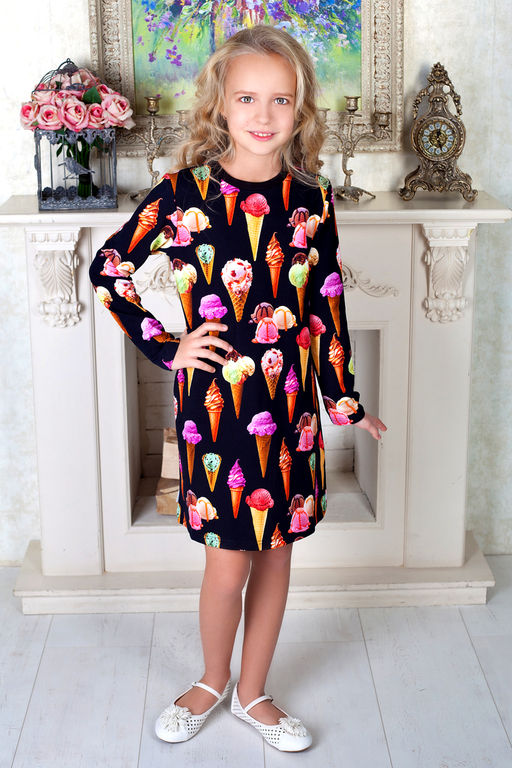 Платье "Лакомка",цветной