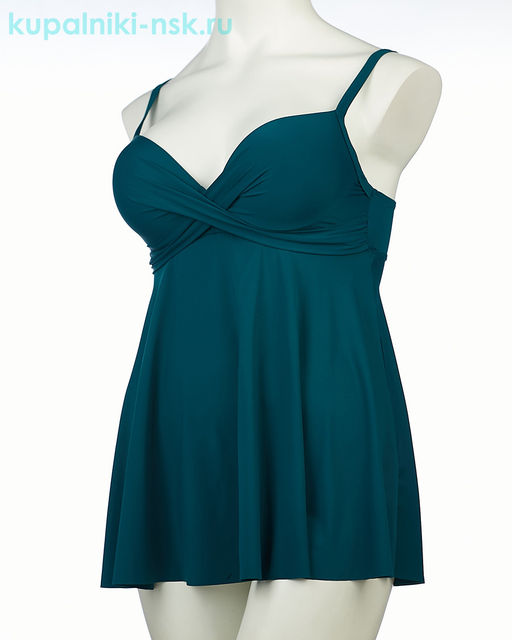 9212 # Q Купальник раздельный платье (46-54)