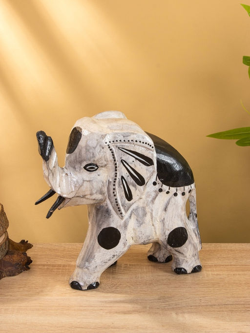 Сувенир «Слоник на прогулке», 11×25×25 см, дерево