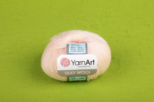 Силки вул (Silky wool) пряжа YarnArt 65% шерсть мериноса 35% искуственный шелк 10х25г/190м