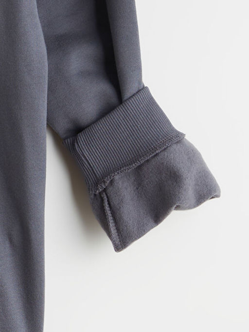 Kap??onlu Erkek ?ocuk Kal?n Fermuarl? Sweatshirt