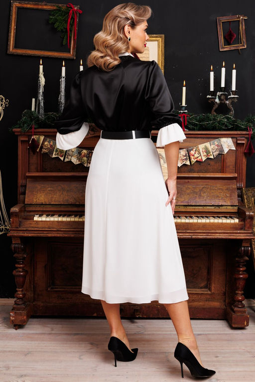 Костюм Мода Юрс 2872 черный+белый