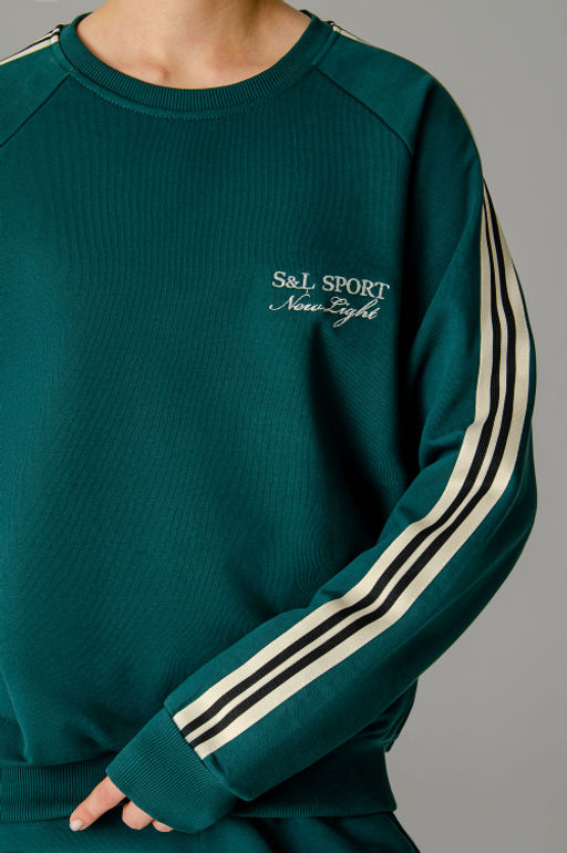 Арт. 2544   Костюм женский с брюками 44-52 (5 шт) Цвет:изумруд