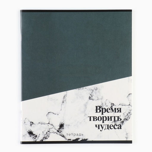 Цена за 4 шт. Тетрадь в клетку, 36 л., А5, на скрепке, блок №1 Мрамор. Фразы МИКС - Artfox study фото 7