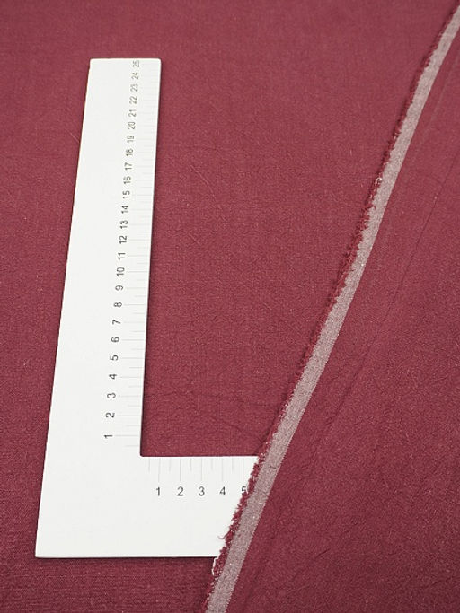 Крапива Рами (Ramie) с хлопком цв.Темный бордово-вишневый, ш.1.4м, крапива-50%, хлопок-50%, 235гр/м.кв