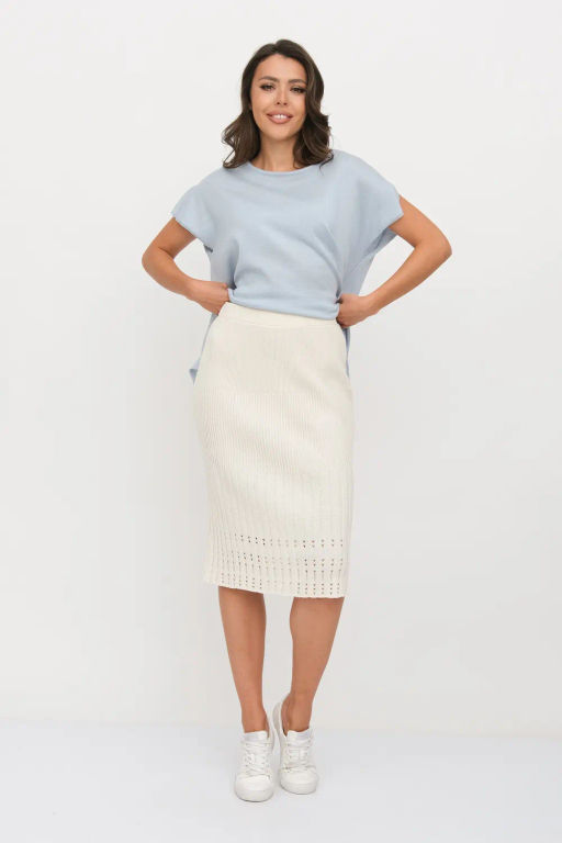 ЗЛАТА Юбка И 014 дл/льняной