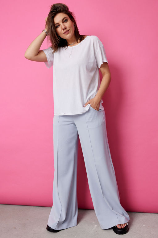 Брюки BegiModa 6067 голубой  фото 8