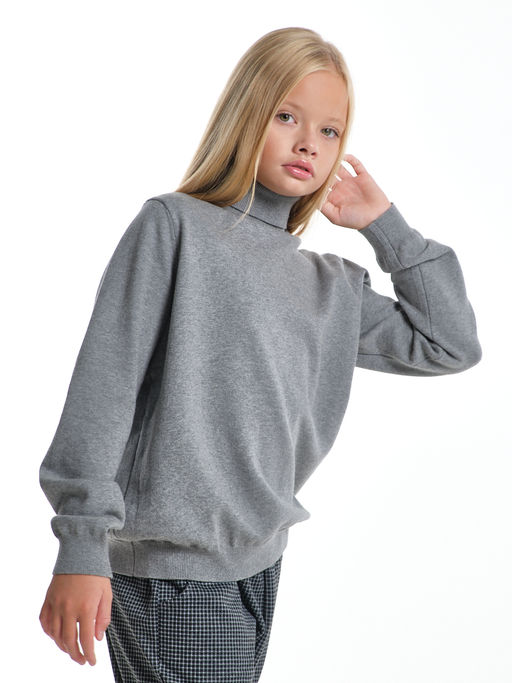 Джемпер (водолазка) 33-12240 т.серый