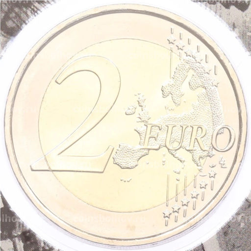 Монета 2 евро 2024 года Андорра Чемпионат мира UCI по маунтинбайку 2024 года (в блистере)