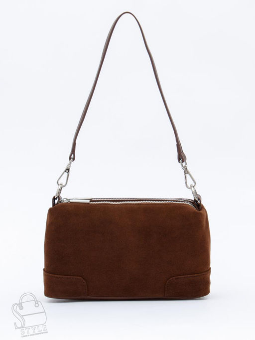 Сумка женская кожаная 5555PEF cocoa Polina&Eiterou  в Новосибирске