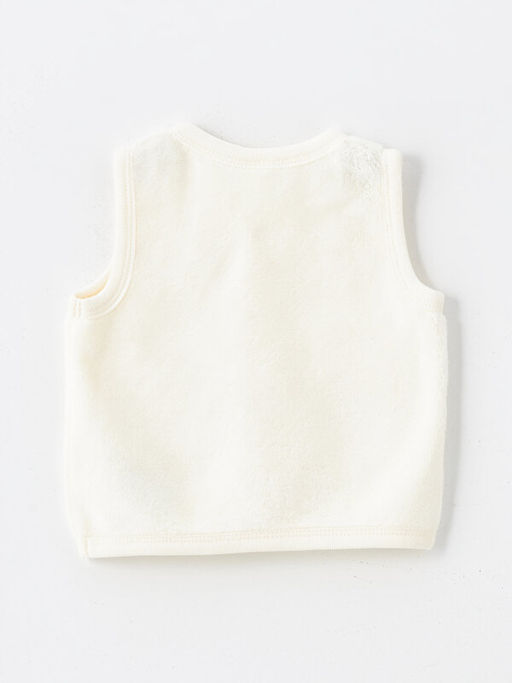 V Yaka Basic Erkek Bebek Yelek 2li - Waikiki фото 3