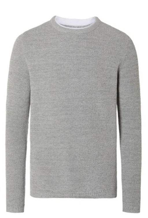 Мужской тонкий вязаный пуловер LIVERGY  фото 2