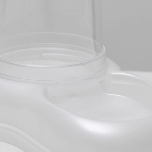 Автопоилка - автокормушка, 600 мл, белая перламутр