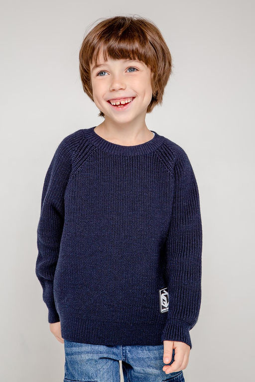 КВ 30123/ш/темно-синий джемпер д/мал яс