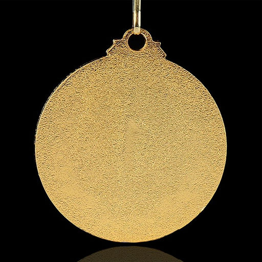 Медаль призовая 004 диам 5 см. 1 место. Цвет зол. С лентой - Командор фото 4