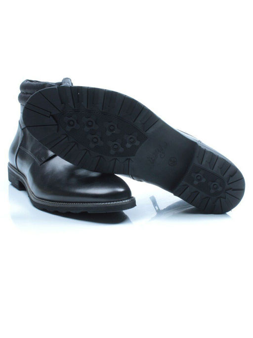 01-H9041-D11-SW3 BLACK Ботинки демисезонные мужские (натуральная кожа)