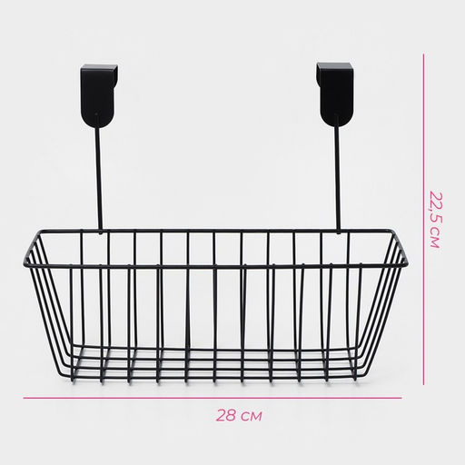 Корзина подвесная Доляна, 28×16.5×22 см, МИКС