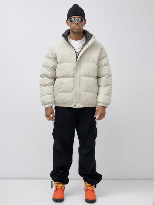 Куртка двухсторонняя мужская молодежная зимняя хаки цвета 25311TK - Mtforce фото 2