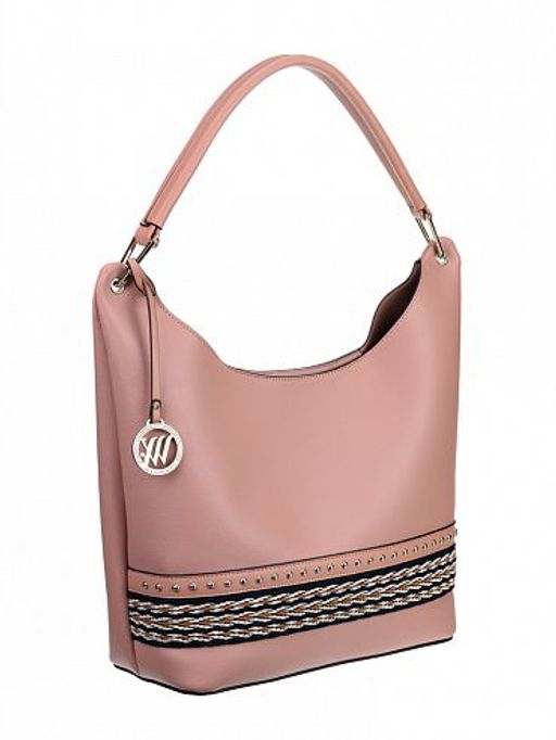 Сумка женская хобо эко-кожа 34-820-9 цвет розовый - Vera victoria vito фото 2