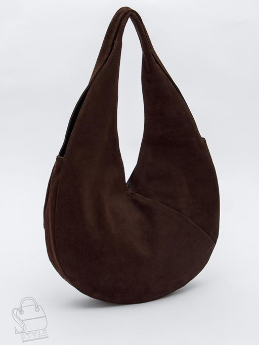 Сумка женская кожаная 1101M coffee Polina&Eiterou