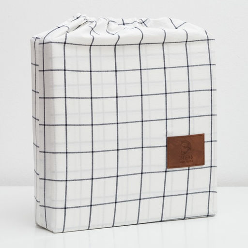 Постельное бельё Этель Клетка евро 200х220 см, 240х220 см, 50х70-2шт фото 12