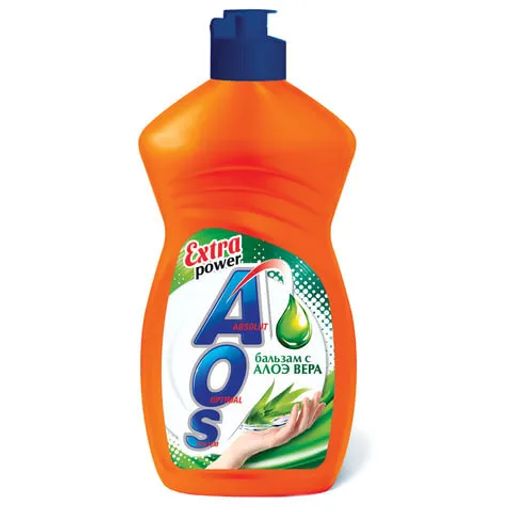 AOS средство д/мытья посуды 450мл Бальзам Алоэ (К-1112-3/1508-3)