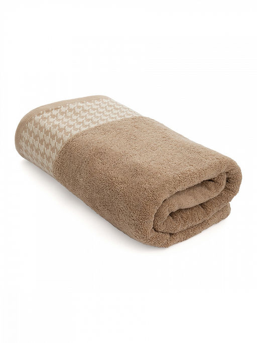 Полотенце для тела 70x130 бежевый махровая ткань