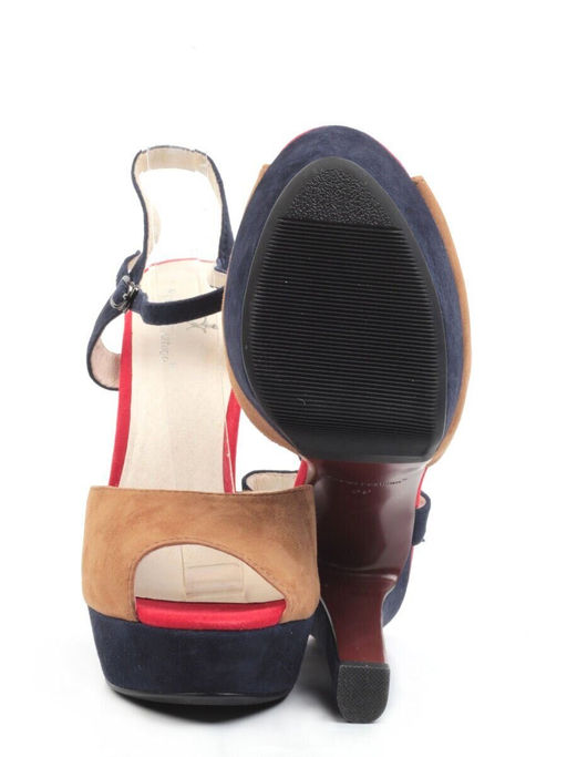 06-87AS COMPIEXION/BLUE Туфли женские (натуральная замша)