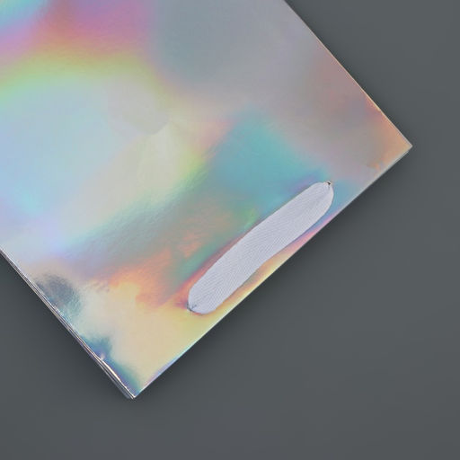 Пакет для торта и коробок, с квадратным дном, голографический, 20×20×20 см