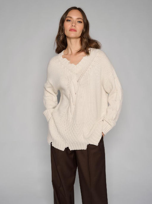 Пуловер женский 12411-53026 milk