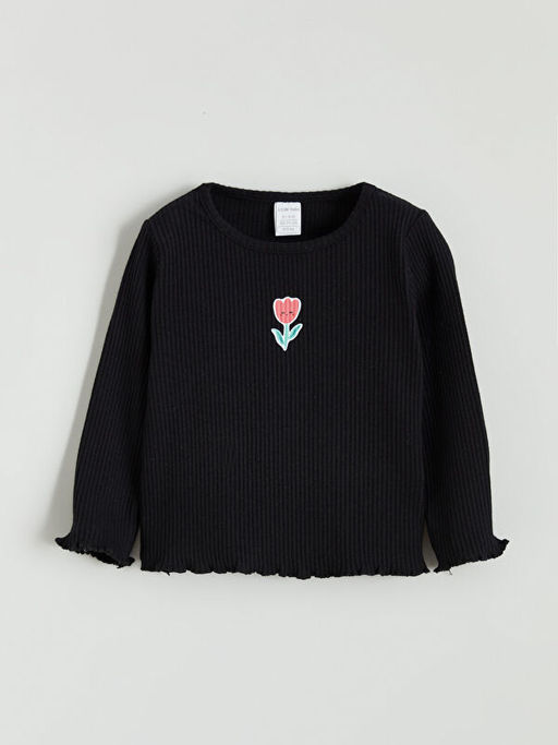 Bisiklet Yaka K?z Bebek Ti??rt ve Tayt