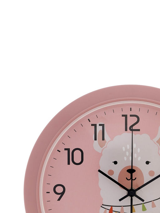 Часы настенные «Альпака», детские, плавный ход, d=29 см, розовые