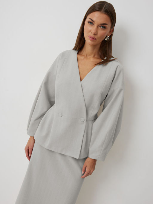 Жакет VN fashion 1048 серый