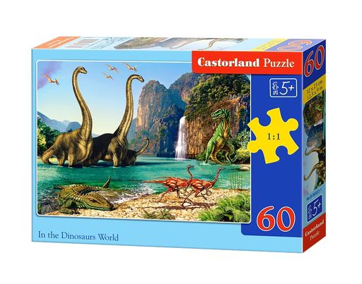 Castorland. Пазл 60 MIDI арт.B-06922 "Динозавры"