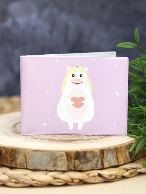 Обложка для студенческого Love unicorn, плотность 600 мкм