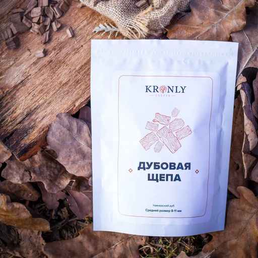 KRONLY Дубовая щепа обжарка средняя 100гр.