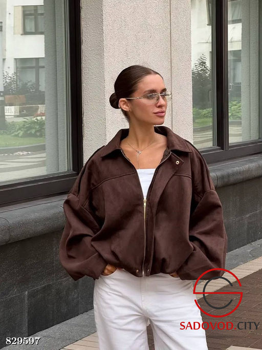 Замшевая куртка женская